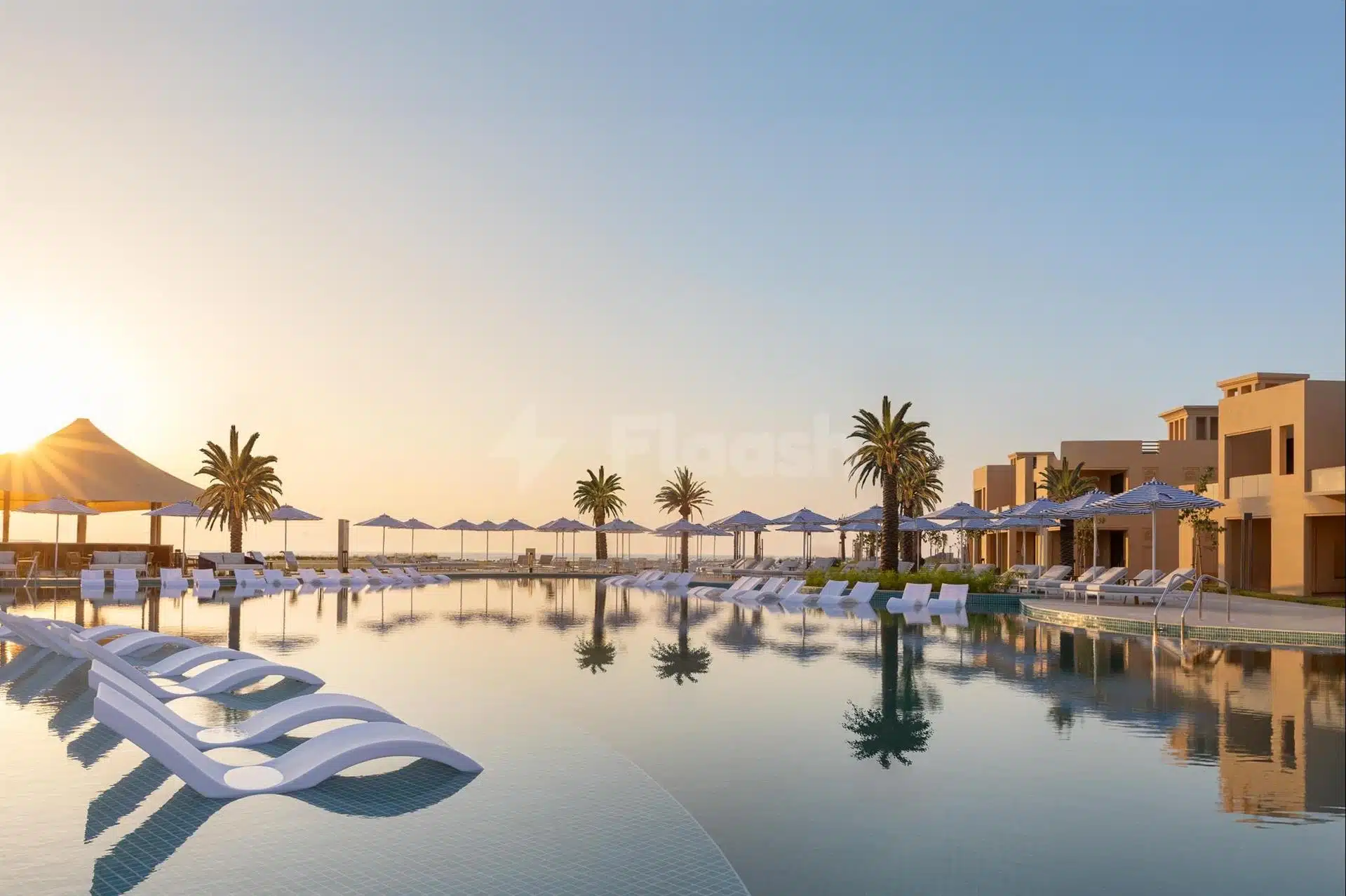 Swimming Pool at Sofitel Al Hamra Beach Resort, Ras Al-Khaimah