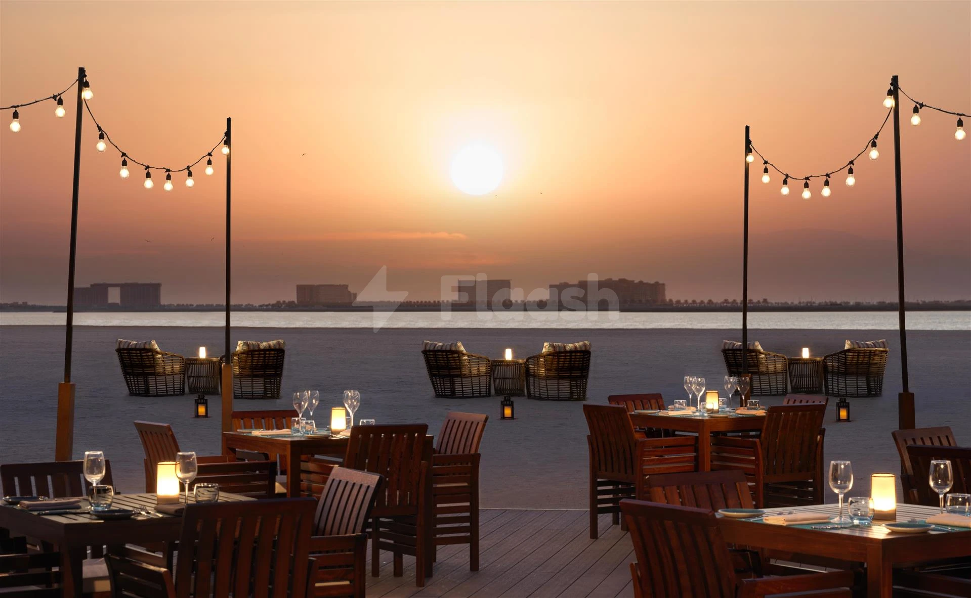 Terrace at The Ritz-Carlton Ras Al Khaimah, Al Hamra Beach, Ras Al Khaimah